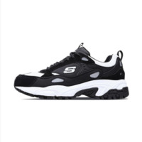 SKECHERS 斯凯奇 SPORT系列 Stamina 男士休闲运动鞋 666058/BKW 黑色/白色 39.5