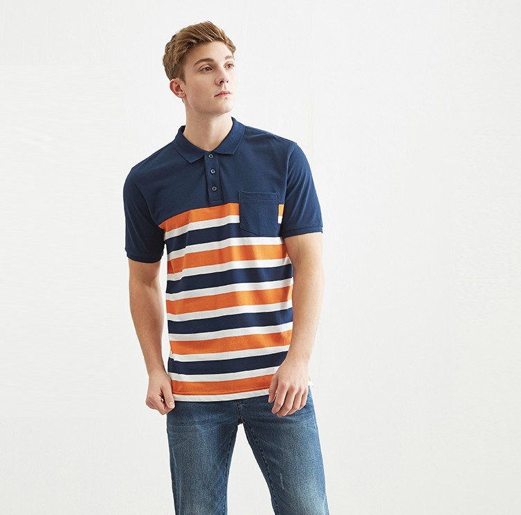 baleno班尼路88601111男士翻领polo衫