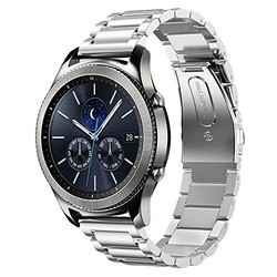 三星 Gear S3手表，不锈钢金属 GEAR S3智能手表, 银色