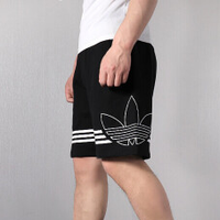 adidas 阿迪达斯 三叶草 男子 经典系列 OUTLINE SHORT 运动 短裤 DU8135 S码