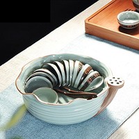 茶洗水洗哥窑陶瓷大号笔洗创意个性杯洗茶具配件茶道工具
