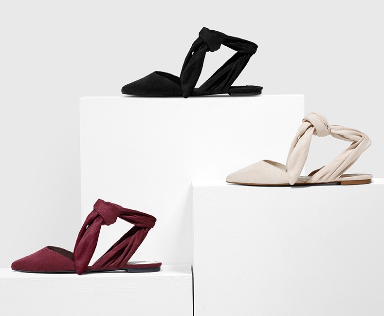 charleskeithck170900046女士绑带尖头平底凉鞋