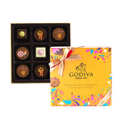 GODIVA 歌帝梵 嘉年华金装系列巧克力 9颗装 *2件