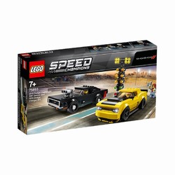 LEGO 乐高 超级赛车系列 75893 2018道奇挑战者SRT和1970道奇战马RT赛车