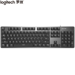 Logitech 罗技 K845 机械键盘 单光 TTC轴 青轴 黑色