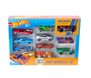 Hot Wheels 风火轮 50周年  FXV45 合金小汽车 10个装（日亚限定版）