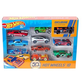 中亚Prime会员：Hot Wheels 风火轮 50周年  FXV45 合金小汽车 10个装（日亚限定版） *2件