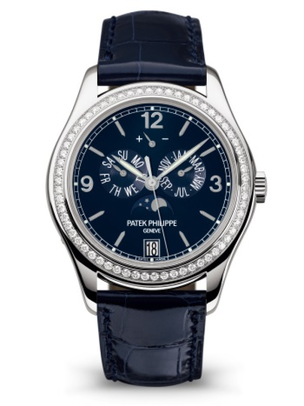 商品patek philippe 百达翡丽 复杂功能时计系列 5147g-001 月相镶钻