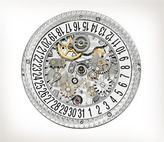 Patek Philippe 百达翡丽 复杂功能时计系列 5147G-001 月相镶钻腕表