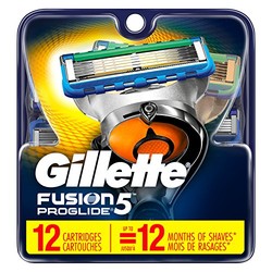 Gillette 吉列 Fusion5 ProGlide 锋隐致顺 手动剃须刀头 12个