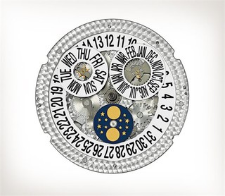 Patek Philippe 百达翡丽 复杂功能时计系列 5205R-010 自动上弦黑色表盘腕表