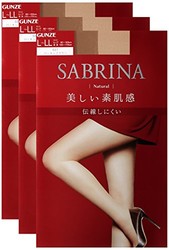  GUNZE 郡是 SABRINA系列 SB410 女士连裤袜 同色3双装 *3件