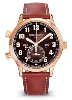 Patek Philippe 百达翡丽 复杂功能时计系列 5524R-001 飞行家旅行时间玫瑰金腕表