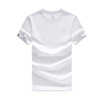 MARK FAIRWHALE 马克华菲 T恤男 短袖夏季t 薄款圆领纯色韩版潮打底衫 白色 XXL（180/105） 9065 (白色、XXL)