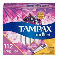 Tampax Radiant 无香卫生棉条Regular 常规款 32支装*4盒