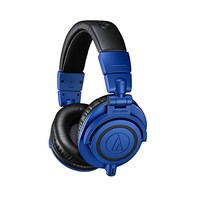audio-technica 铁三角 ATH-M50X 监听耳机 蓝色