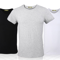 Bejirog 北极绒 背心男士纯棉螺纹运动弹力修身男式打底汗衫单件装 白色 XXL