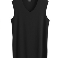 Bopie 宝派 男士背心无痕莫代尔V领随心裁运动跨栏背心男打底汗衫 6832 宝蓝 XL(175/100)