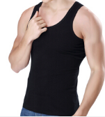 Bejirog 北极绒 男士背心男3条装纯棉休闲打底四季运动背心汗衫无袖打底衫 男士背心 黑灰白3色装 L