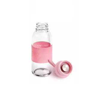 ORANGE 欧润哲 高硼硅玻璃杯 360ml 粉色