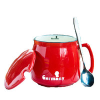 瓷魂 陶瓷马克杯 360ml 红色