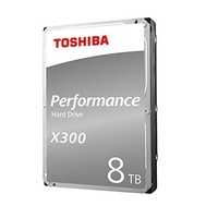 TOSHIBA 东芝 X300系列 7200转 SATA3 台式机硬盘 8TB 