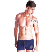 CabraKalani 男士内裤平角裤3条装棉质随性印花男内裤 8039/8045/8040 混色XXXL (蓝色、XXXL、平角裤、棉质)