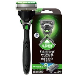 Schick 舒适 水次元5 超感系列 手动剃须刀 1架+1头