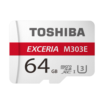 TOSHIBA 东芝 M303E 存储卡 (64GB、65MB/秒)