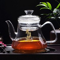 AlfunBel 艾芳贝儿 C-85-23-3-1 加厚全玻璃蒸茶壶 1000ml