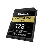 TOSHIBA 东芝 EXCERIA PRO N502 SDXC UHS-II U3 SD存储卡 128GB