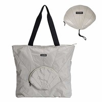 卡沐森 记忆纺折叠手提包防水旅行收纳包单肩贝壳包行李包