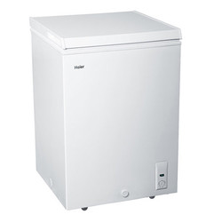 Haier/海尔 BC/BD-101HZ 101升 家用冷柜 冷藏冷冻转化 小型迷你冷柜 节能单温冰箱 白色