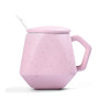 豪峰 HFTC-MKB022 陶瓷马克杯 280ml 粉色