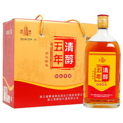 塔牌 绍兴黄酒 五年清醇 500ml*6瓶 *2件