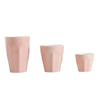 SUSHI CERAMICS 苏氏陶瓷 陶瓷马克杯 90+230+370ml 粉色