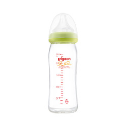 18日10点：日本贝亲进口宽口径耐热母乳实感玻璃奶瓶新生婴儿240ml/160ml*2件