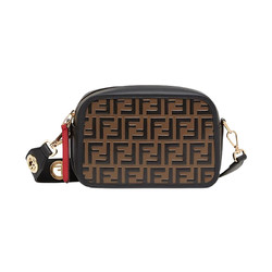 FENDI 芬迪 CAMERA CASE系列 女士FF LOGO印花单肩斜挎包