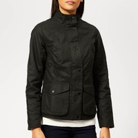 Barbour Newquay Wax 女士油蜡棉外套