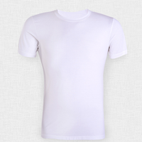 京东京造 男士圆领薄款短袖内衣 发热纤维修身T恤 白色 XL码