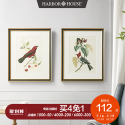 Harbor House花鸟植物装饰画客餐厅卧室玄关壁挂画墙画Symphonic