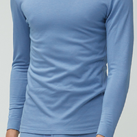 螃蟹秘密 保暖内衣套装男士 秋衣秋裤加厚圆领 秋冬基础保暖内衣套装 796PRO内衣 氧黑 L