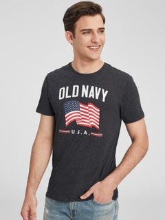 OLD NAVY 447639 男士印花短袖T恤