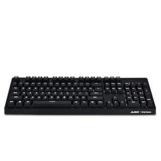 黑爵（AJAZZ）AK535樱桃轴机械键盘 原厂CHERRY轴 红轴 白光 游戏 办公 电脑 笔记本 吃鸡键盘