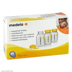 medela 美德乐 母乳储奶瓶 150ml*3支