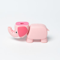 Aqua Animal 水喷射功能牙刷盖牙刷储存盒大象 粉色
