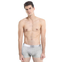 恒源祥 男士内裤男 平角内裤男 冰丝四角裤中腰运动短裤头盒装 黑色+宝蓝+深灰+深紫 185/110(XXXL) DC18872-3 (黑色、L、平角裤、再生纤维面料)