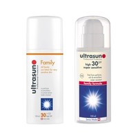 银联专享：ultrasun U佳 家庭多效防晒乳霜 SPF30 150ml+晒后修护霜 150ml 