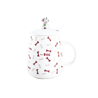 佳佰 S9358054 陶瓷马克杯 380ml 汪汪