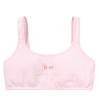 DORA THE EXPLORER 少女内衣发育期防凸点学生运动小背心 抹胸  DRBR128-粉色 70A